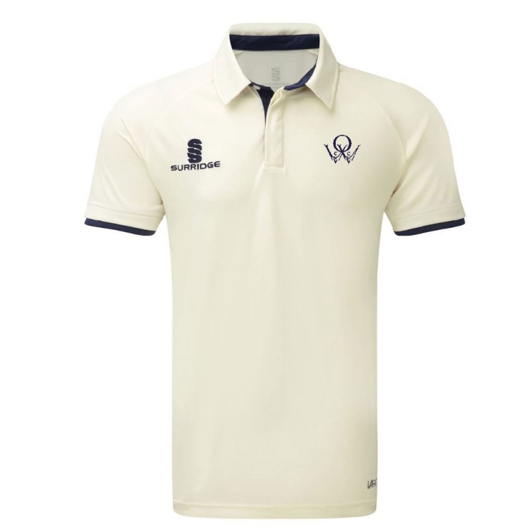 Old Woking CC - Ergo Short Sleeve Navy Trim Shirt